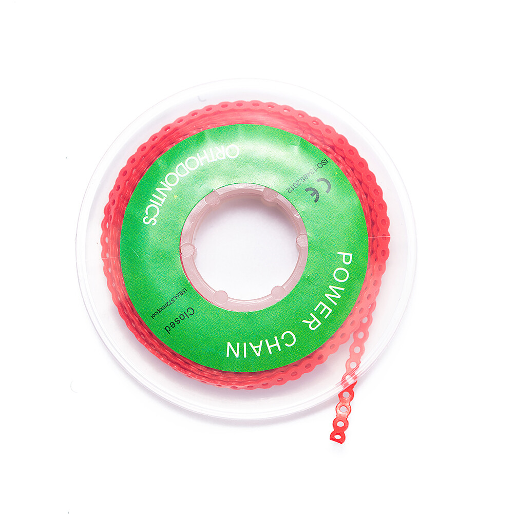 Dental Elastic Ultra Power Chain Rubber Band Orthodontic Long/Short/Continuous