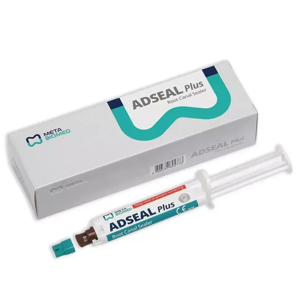 Meta Biomed Adseal Plus Resin Based Root Canal Sealer 13.5g Dual Syr FS 2027