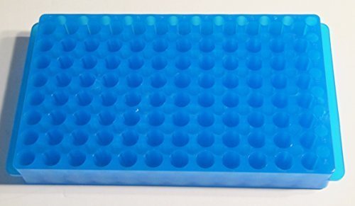 Microtube rack microcentrifuge micro tube stand 2/1.5/0.5/0.2ml 96 positions New