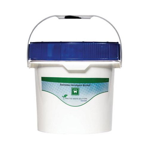 Solmetex PWS-AB-1 EPA Dental Rule Amalgam Bucket 1.25 Gallon