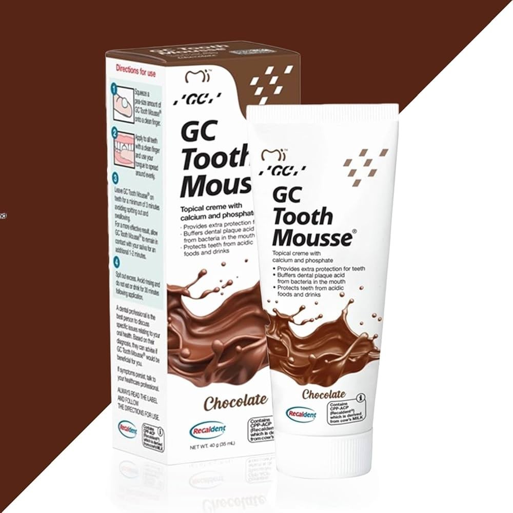 GC Tooth Mousse Topical Tooth Crème Strengthen Tooth Surface 10pc Choco Flavor