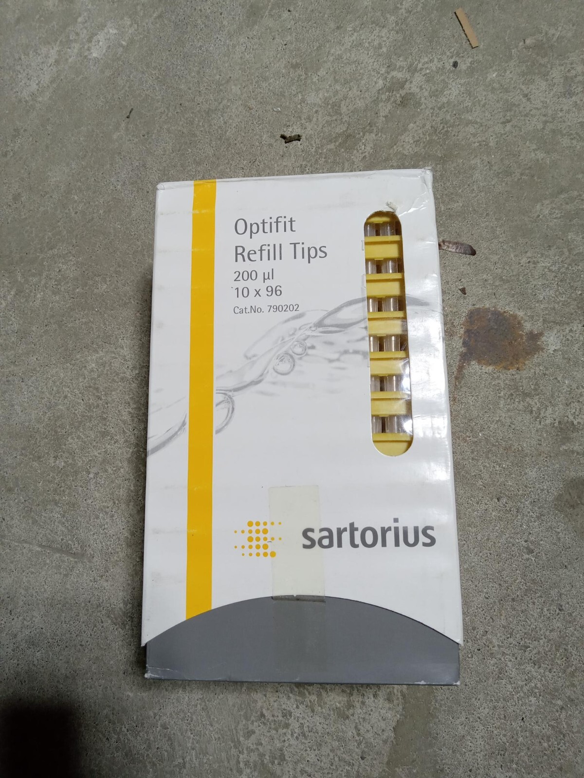 Sartorius Optifit Pipette Refill Tips – 200 uL – #790202 – 960pcs – 2023/04