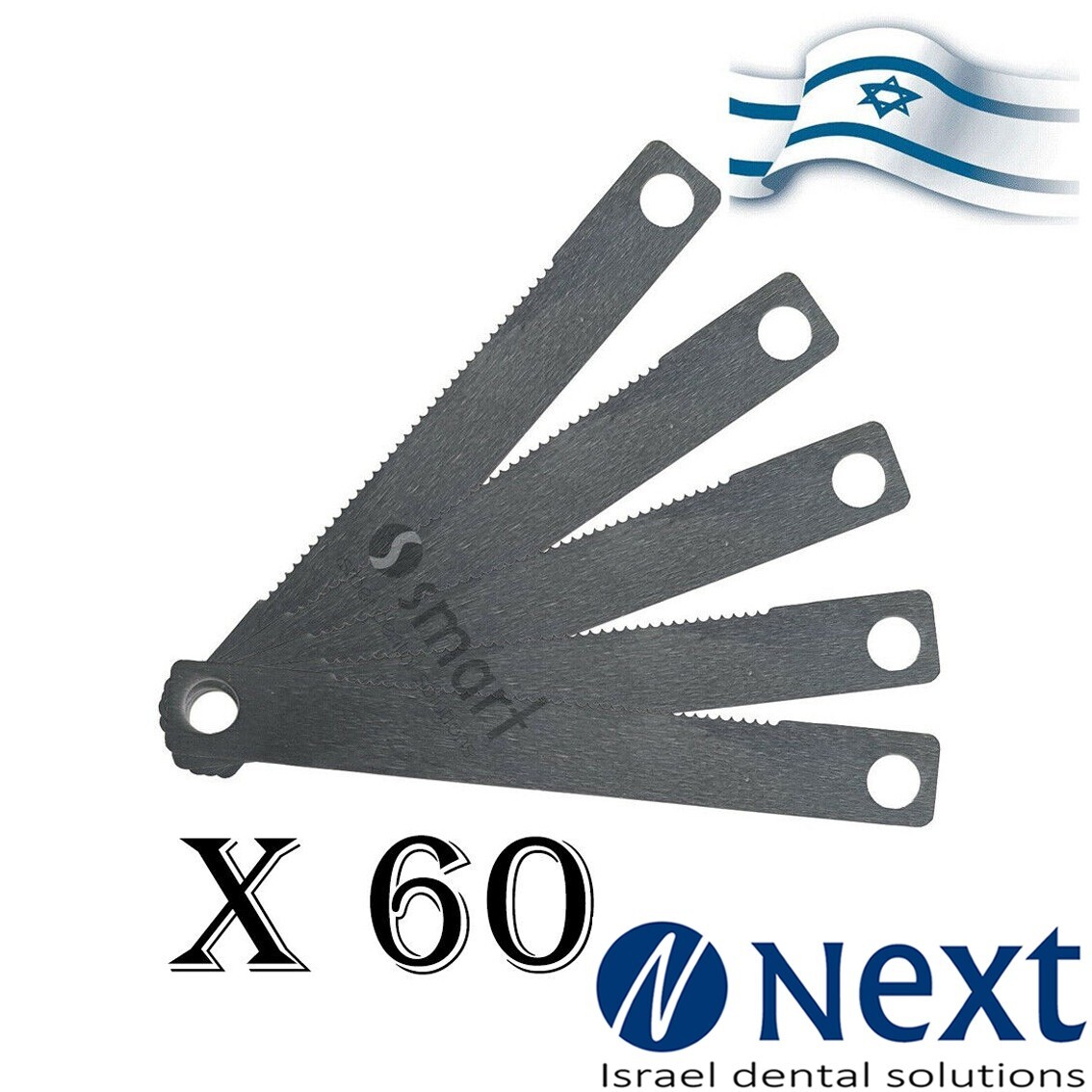 Dental proxicut saw blades restorative orthodontic composite 60 pcs