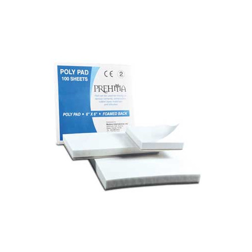 Keystone 15-03222 Prehma Poly Dental Mixing Pads 3″ X 6″ Foam Backed White 100Pk