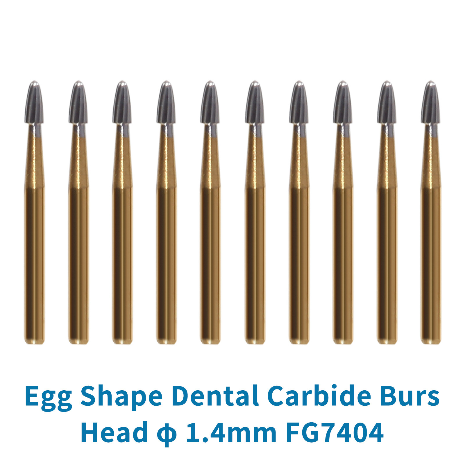 Dental Tungsten Carbide Burr Gold Burs FG 7803 7406 7901 7902 1957 Zekrya Endo Z