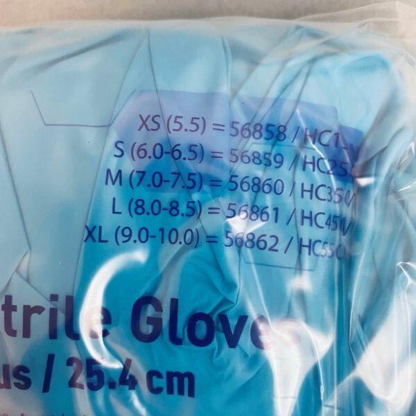 Kimtech G5 Nitrile Gloves Blue Double Bagged Case of 1000 Gloves