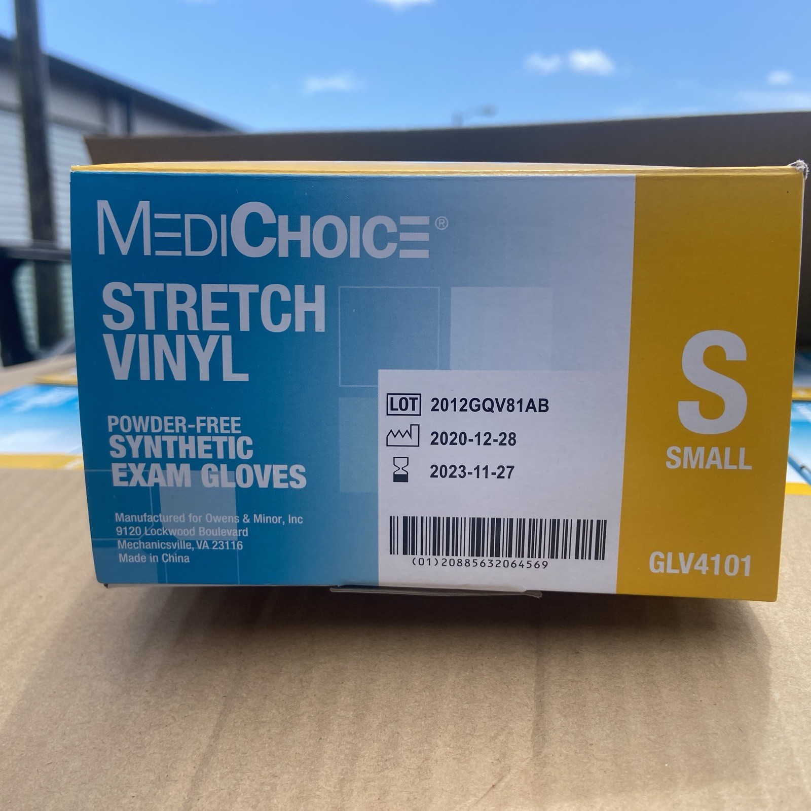 Medichoice 1500 Pc Powder-Free Stretch Vinyl Examination Gloves Case Of 10 Box