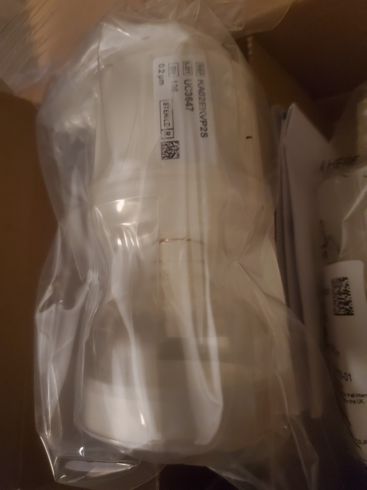 3 – PALL CYTIVA KA02EKVP2S Supor EKV membrane in Mini Kleenpak capsules, 0.2 µm