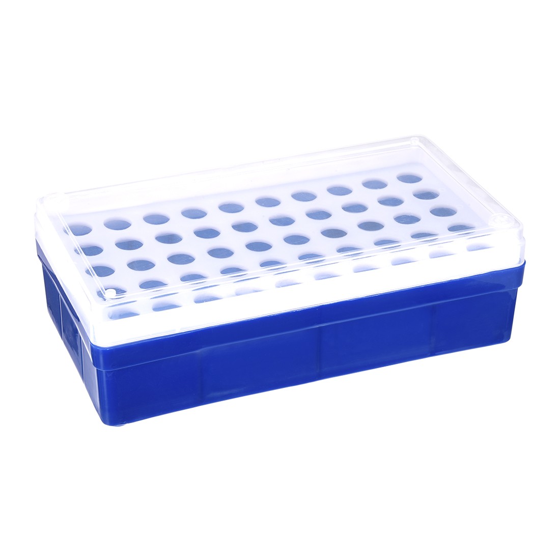 2 Pcs Tube Rack Polypropylene 50-Well Blue for 1.5ml, 2ml