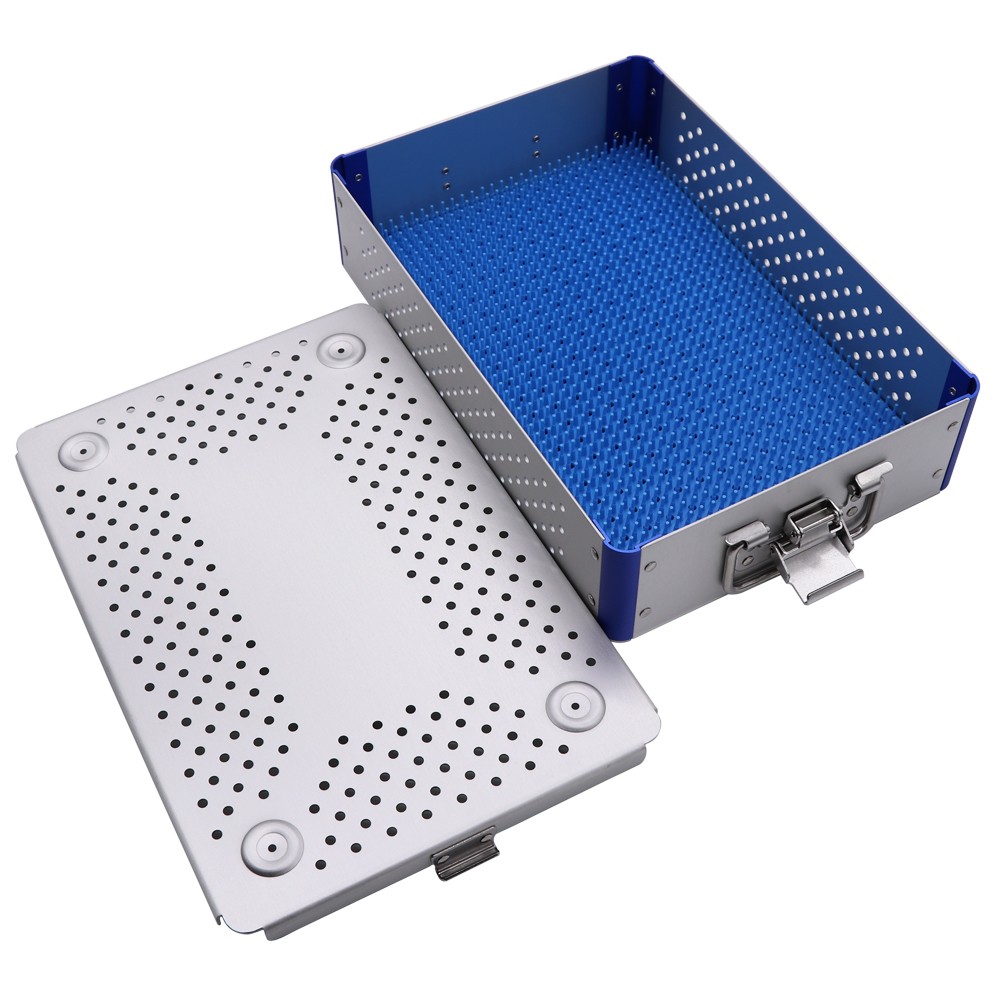 Sterilization Tray Box Case Disinfection Box Aluminium Surgical Instruments Box
