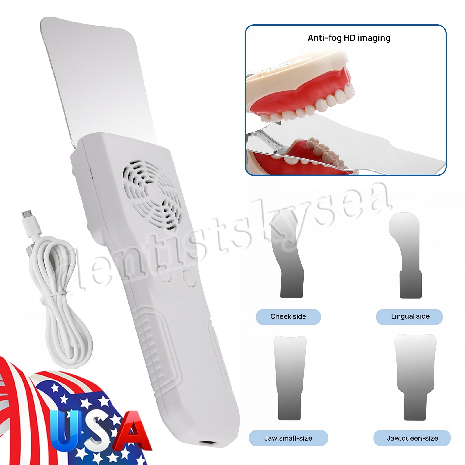 USA Dental Lab 2.35MM Shank Polishing Bur Drills Carbide Steel Burs Burrs 10 Pcs