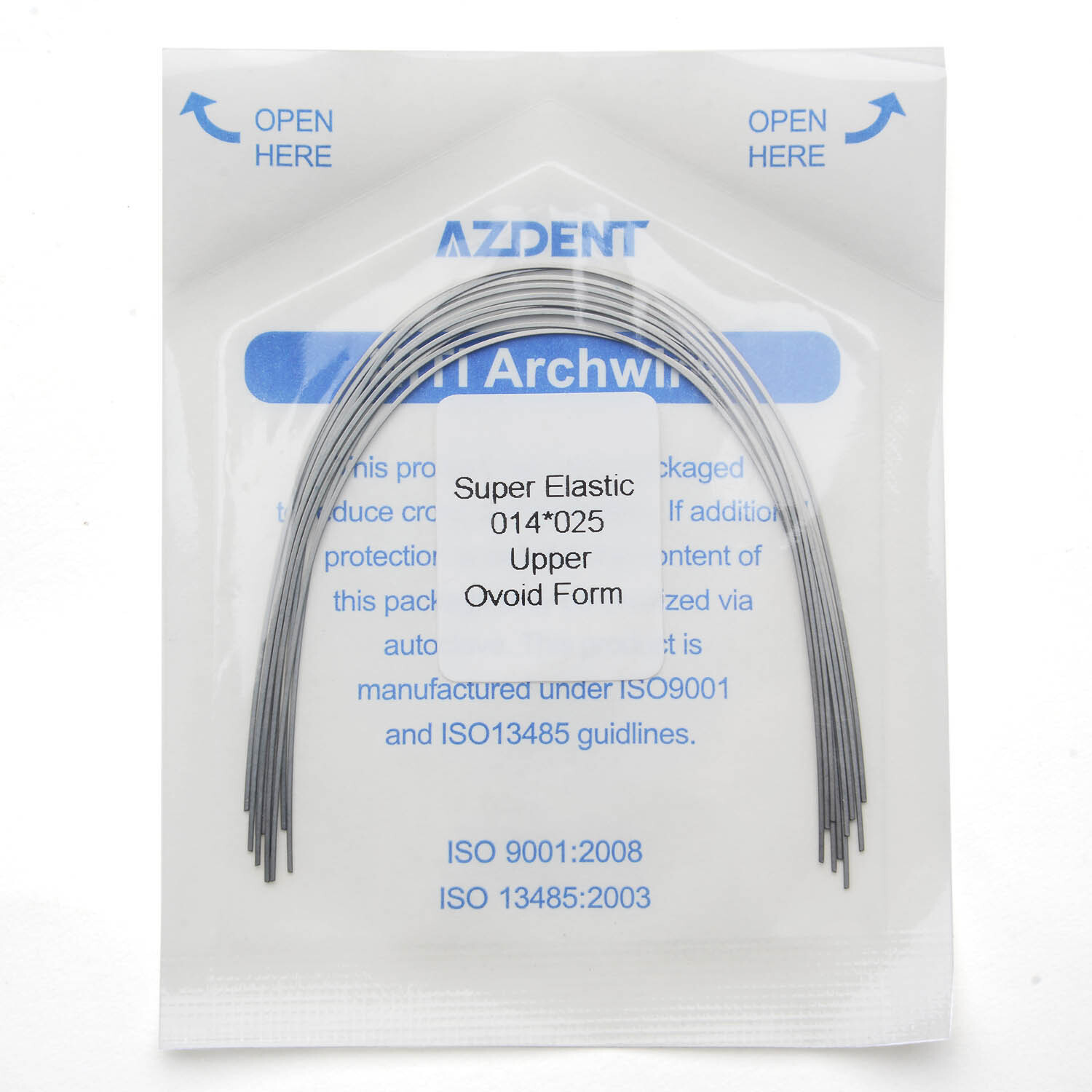 AZDENT Dental Orthodontic Super Elastic Niti Arch Wire Rectangular Ovoid Form
