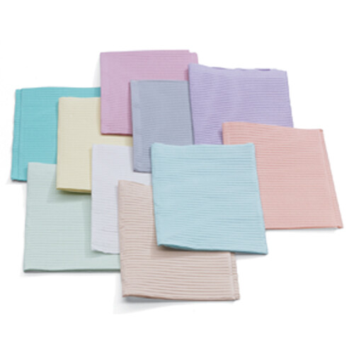 Quala Blue Patient Bibs 13″ x 19″ Econoback 2 Ply Paper/1 Ply