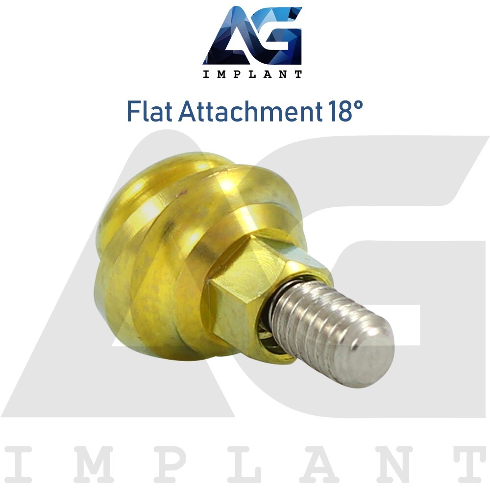 5 Angled 18° Flat Attachment Titanium Prosthetic System Narrow Platform (NP)