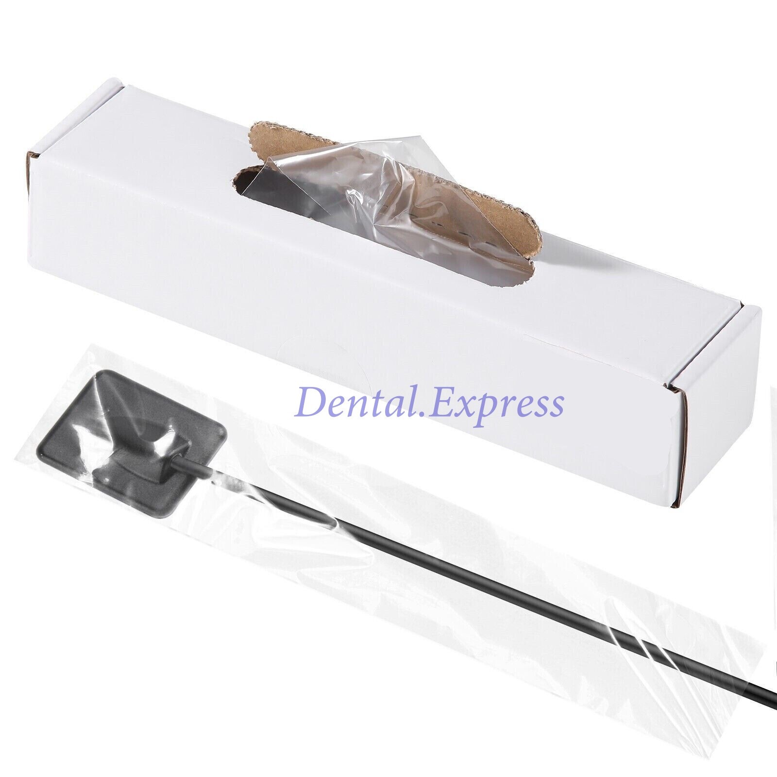 500 X-ray Sensor Sleeve Dental Disposable Plastic Protector Size 4.2/4.5cmx20cm