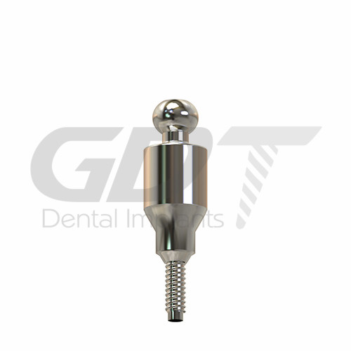 Ball Attachment Slim Platform 3.0mm Set Int Hex Dental Fixture Prosthetic
