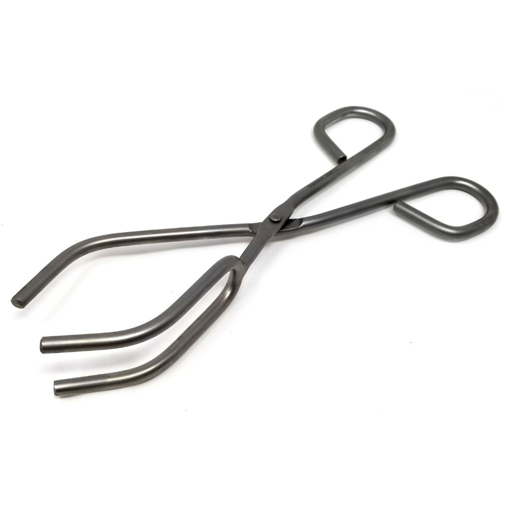 9.5″ Lab Crucible Beaker Tongs w/3 Jaws Heavy Duty Stainless Steel Lab Supplies