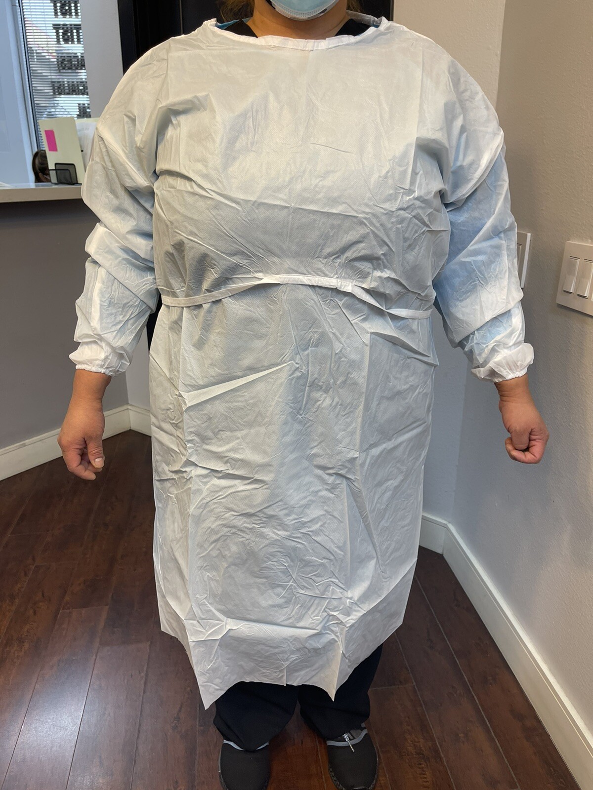 Disposable Isolation Lab Gowns Long Sleeve PPE 10 Count