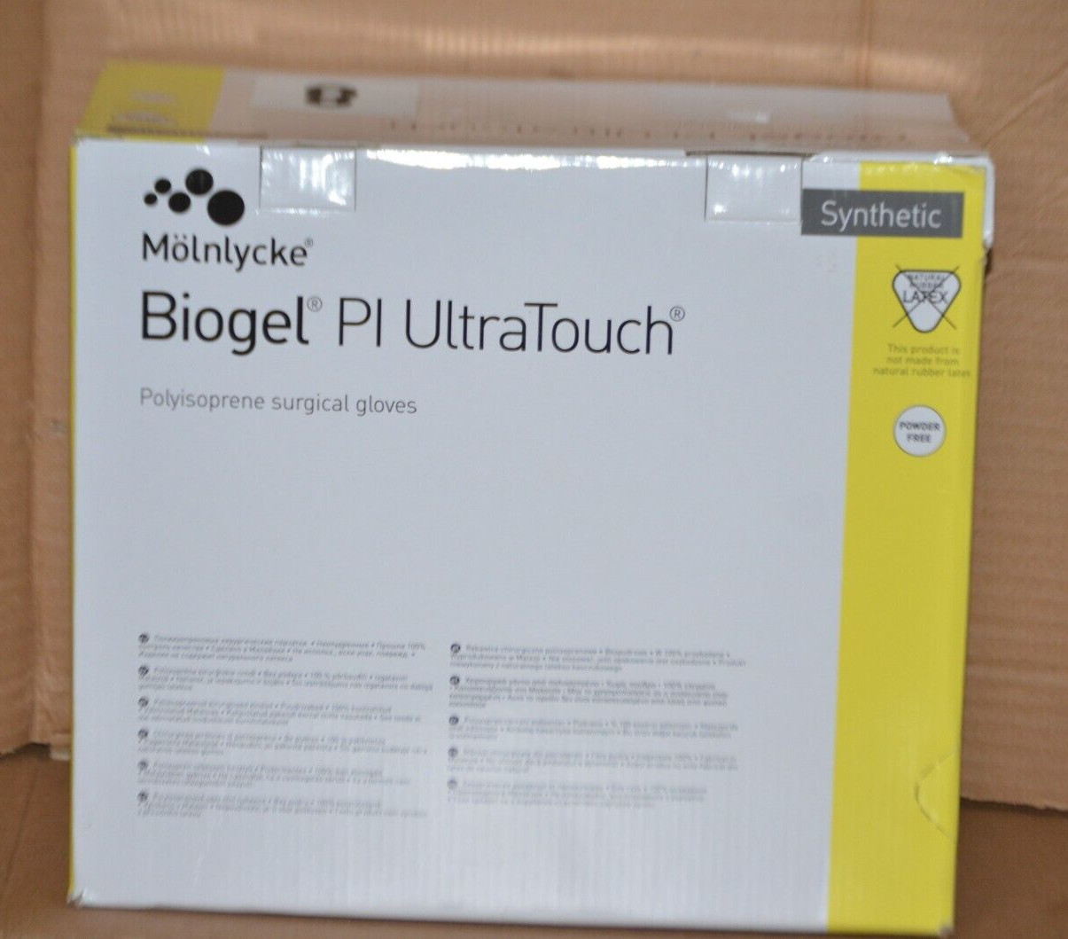 MOLNLYCKE Biogel Pl UltraTouch Synthetic Surgical Gloves SZ 8 50 Pairs 41180