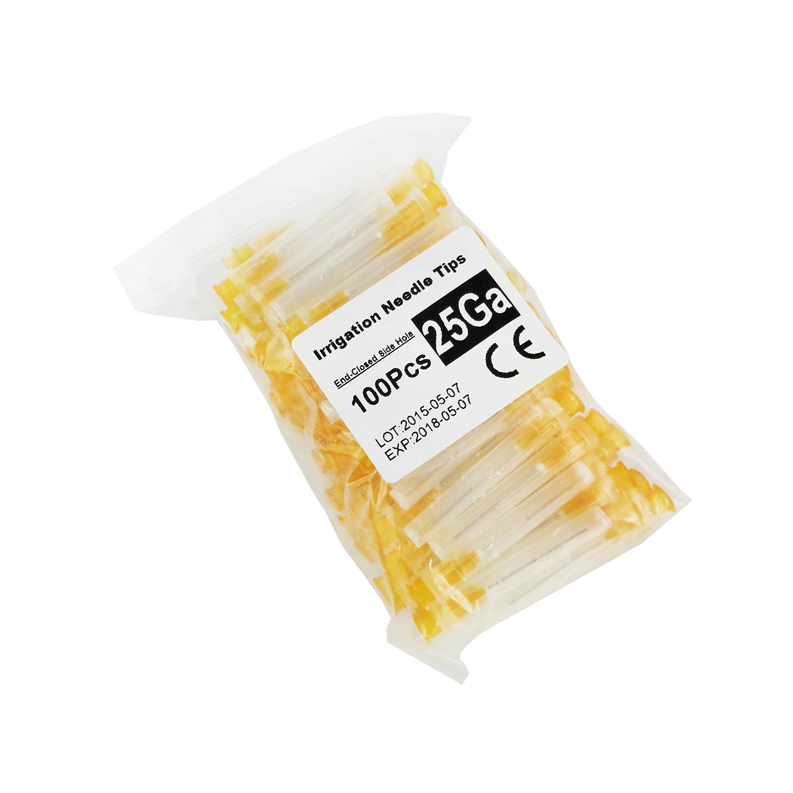 Dental Endodontic Irrigation Disposable Root Canal Syringe Tips 1/2 Side Notched