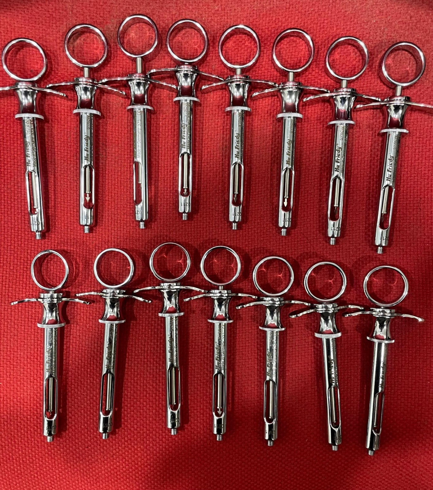 Hu-friedy CW style dental Anesthetic Aspirating 1.8ml syringe SYRCW lot 20 Pcs