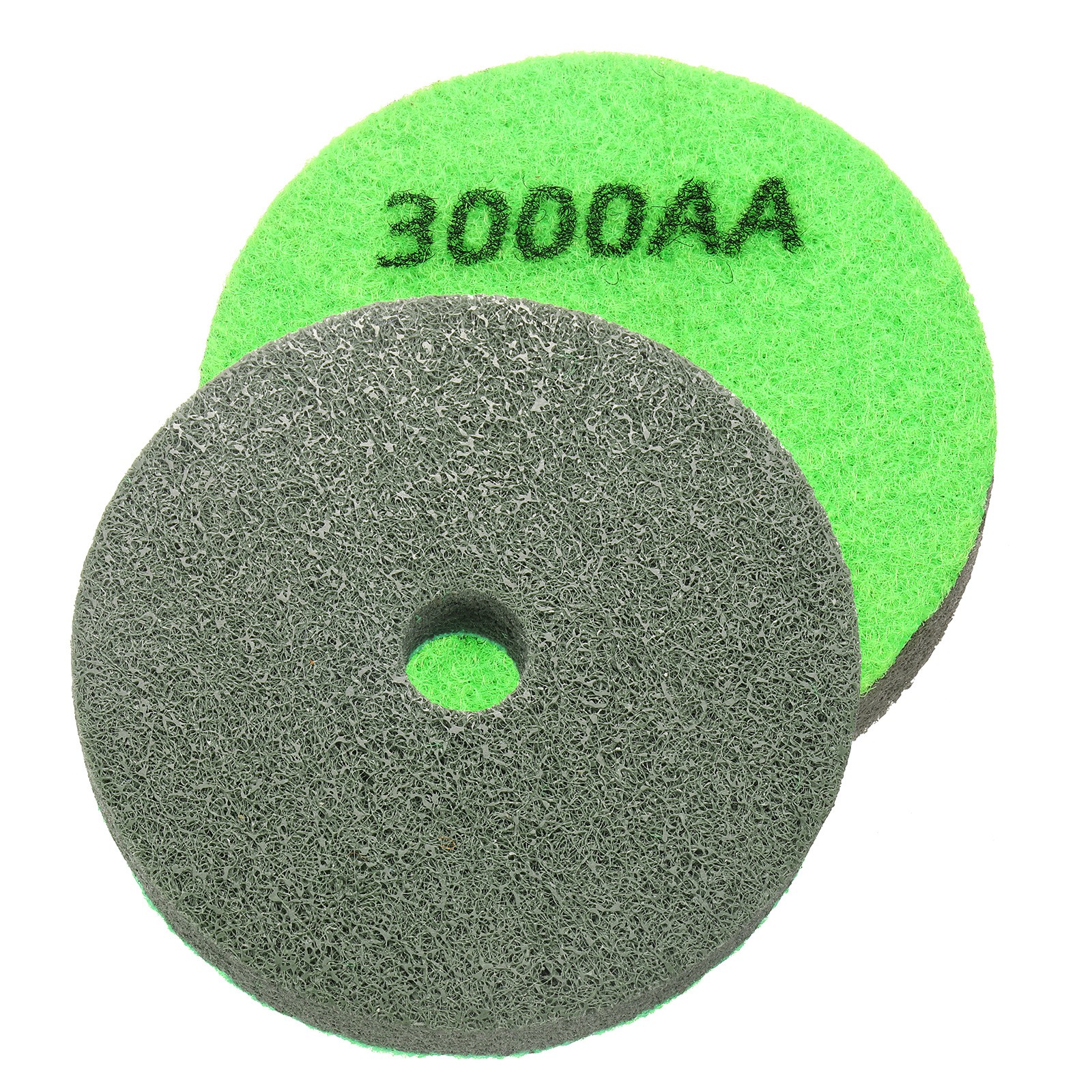 2pcs Diamond Sponge Fiber Polish Pad 3″ 3000 Grit Polish Pad Green Dark Green