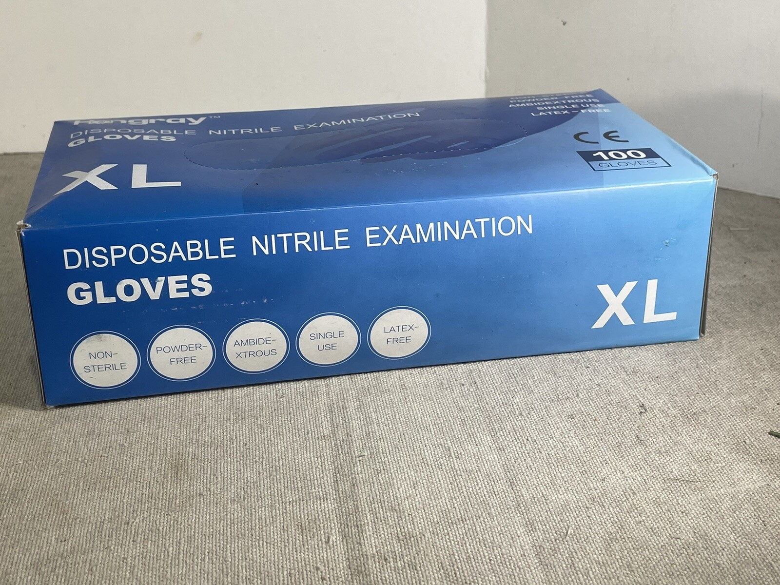 Hongray Nitrile Gloves Box 100 Examine Gloves Tattoo Gloves Mechanic Gloves