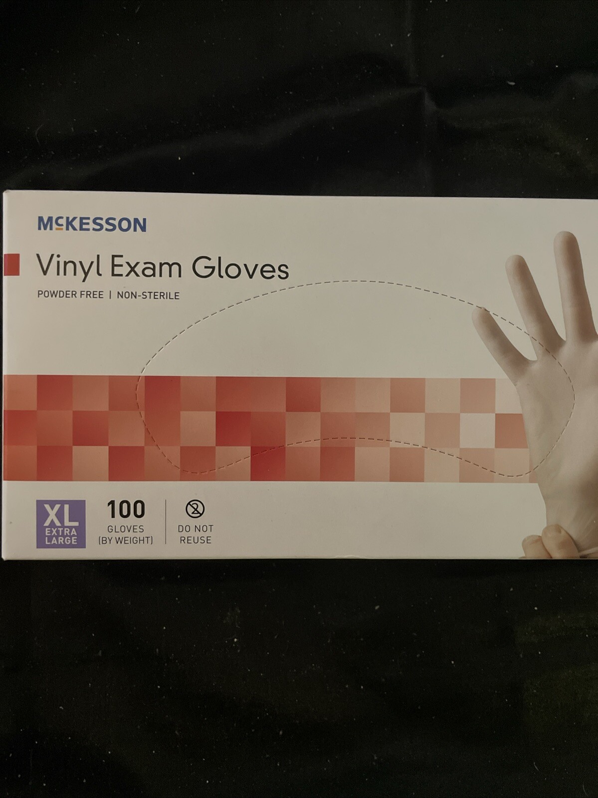 4 Boxes Of Exam Glove X-Large Box Of 100 By McKesson