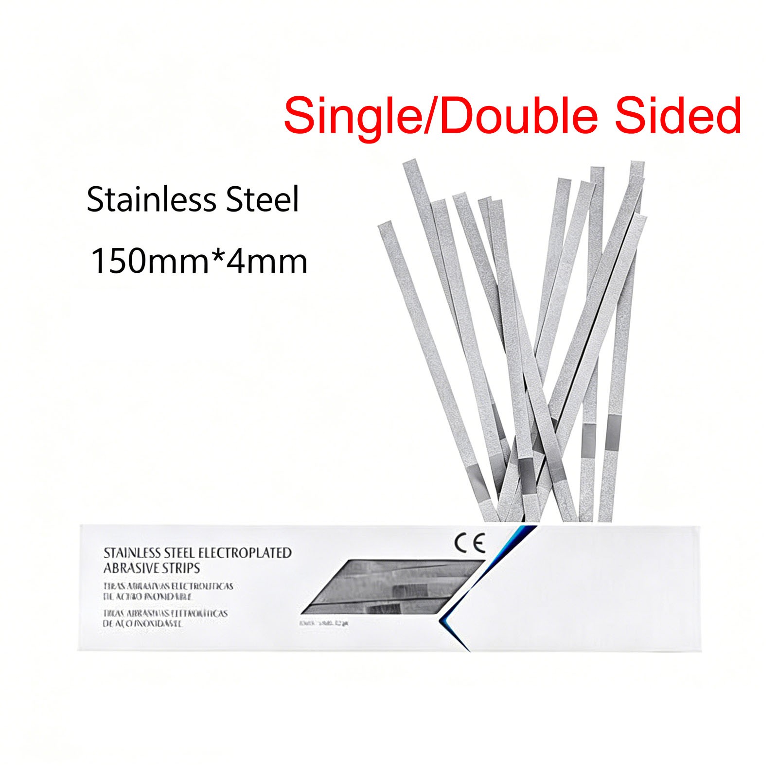 12Pc Stainless Steel Metal Dental Polishing Strips – Multiple Sizes & Quantities