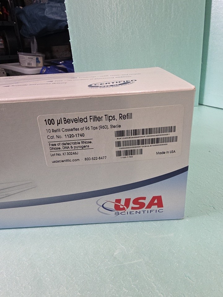 TipOne 1120-3810 10uL XL Graduated Filter Pipette Tips 10 Racks 960 Total