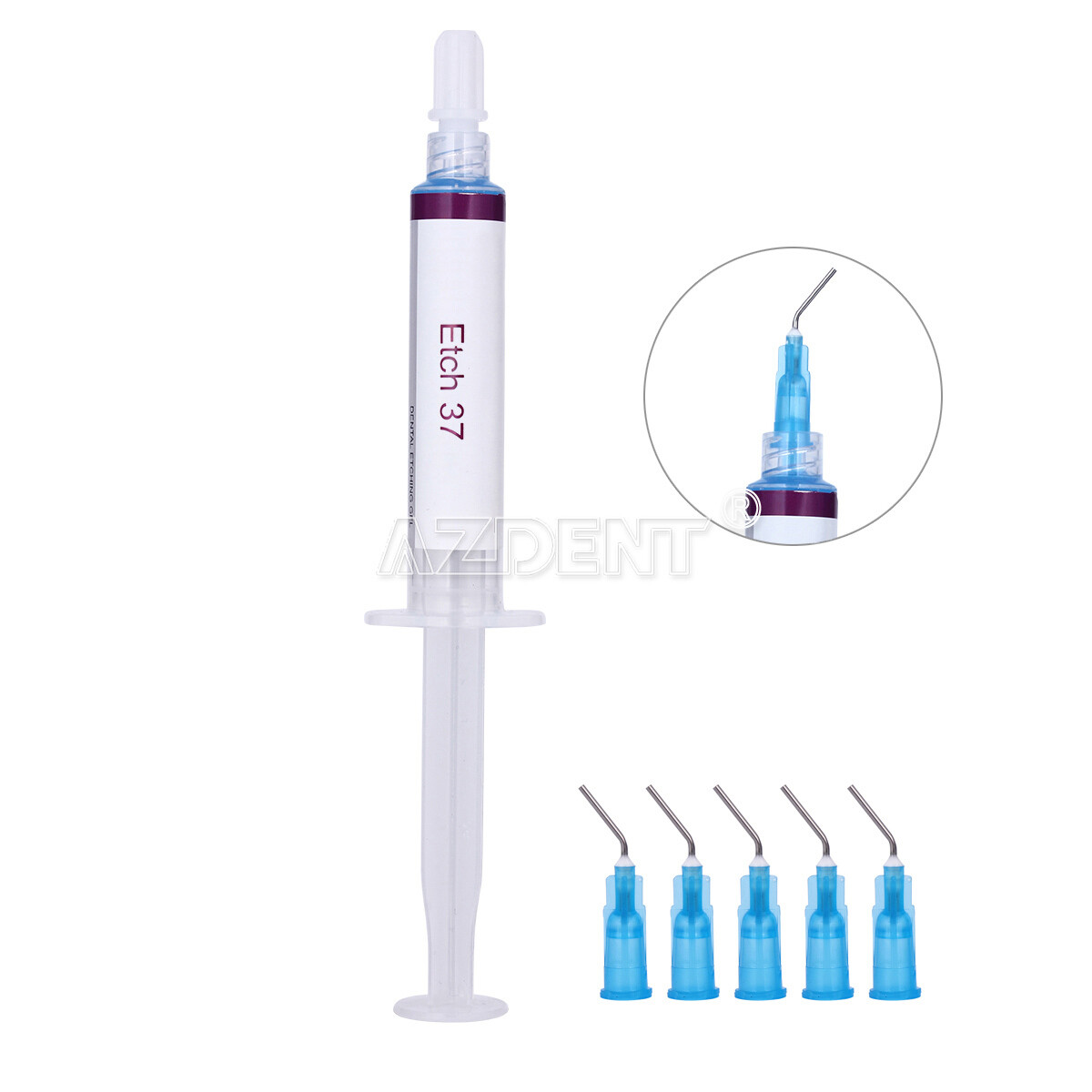 DX Dental Etchant Gel 37% Acid Etching Silica Gel Syringe Composite Resin 5ml/Pc