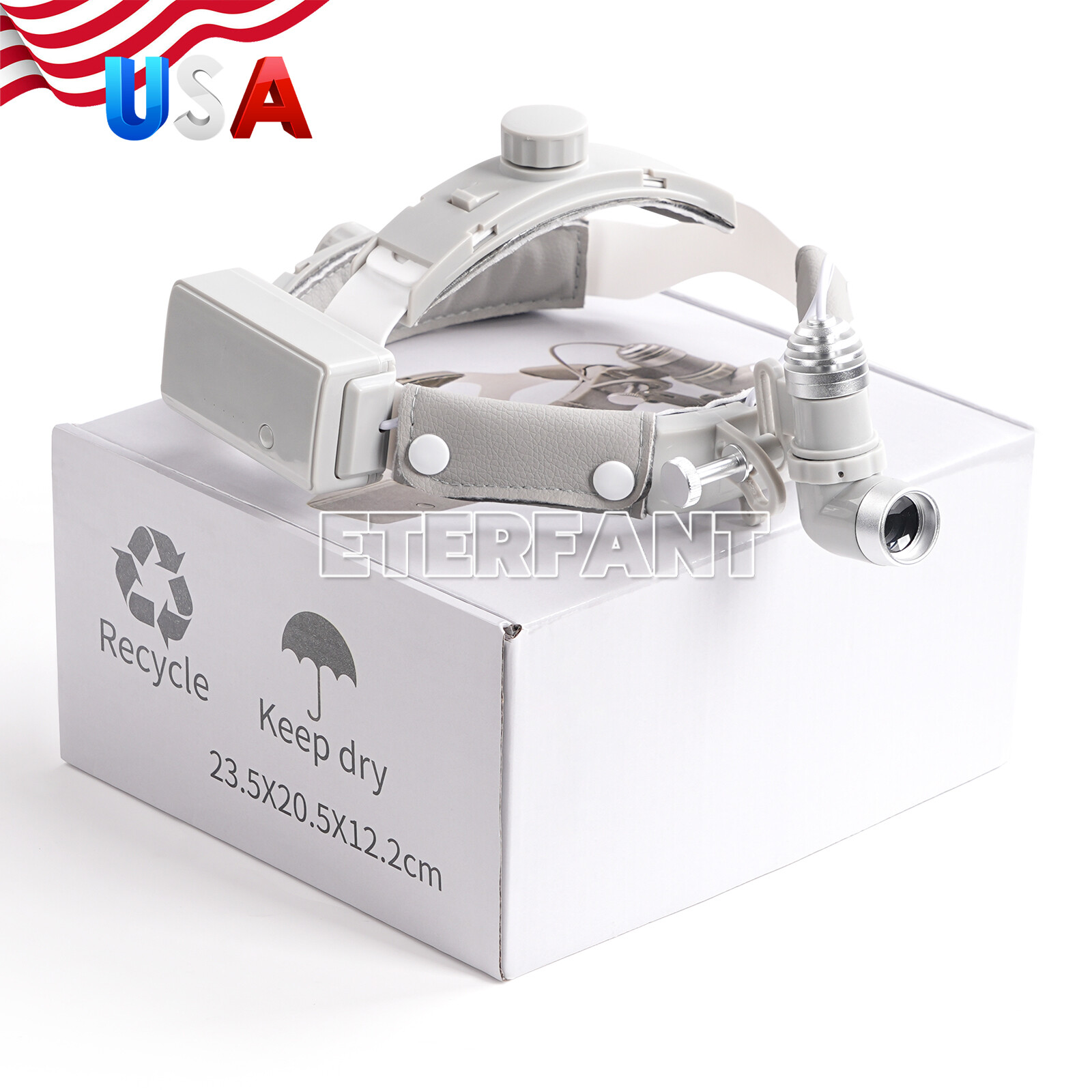 Dental Medical 10W LED Headband Head Light Good Light Spot ENT Specific Headlamp