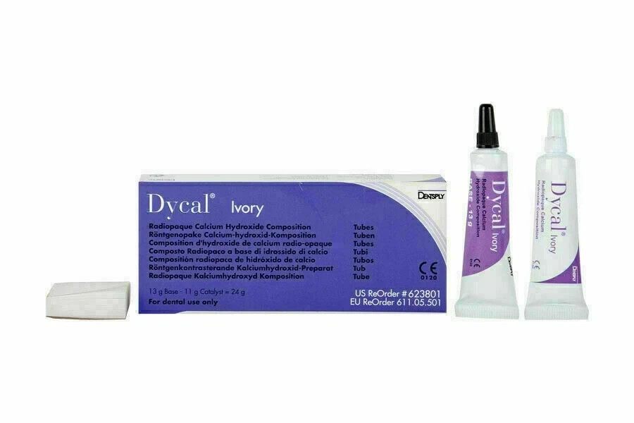 Dycal Ivory Dentin Radiopaque Calcium Hydroxide Pulp Capping Fresh Stock 2028 FS