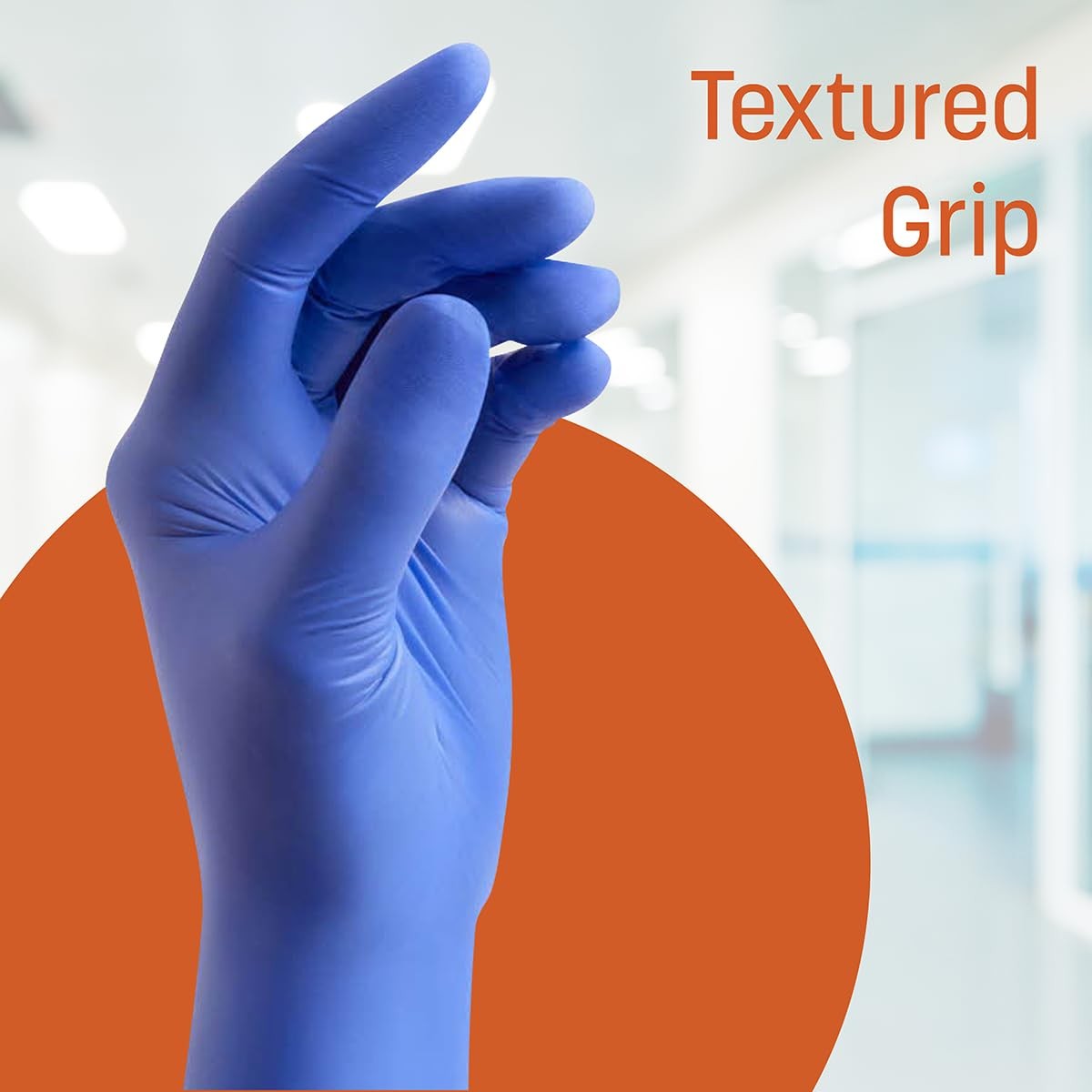 Caring Nitrile Exam Gloves 100ct Powder Free Not Made Natural Rubber Medium
