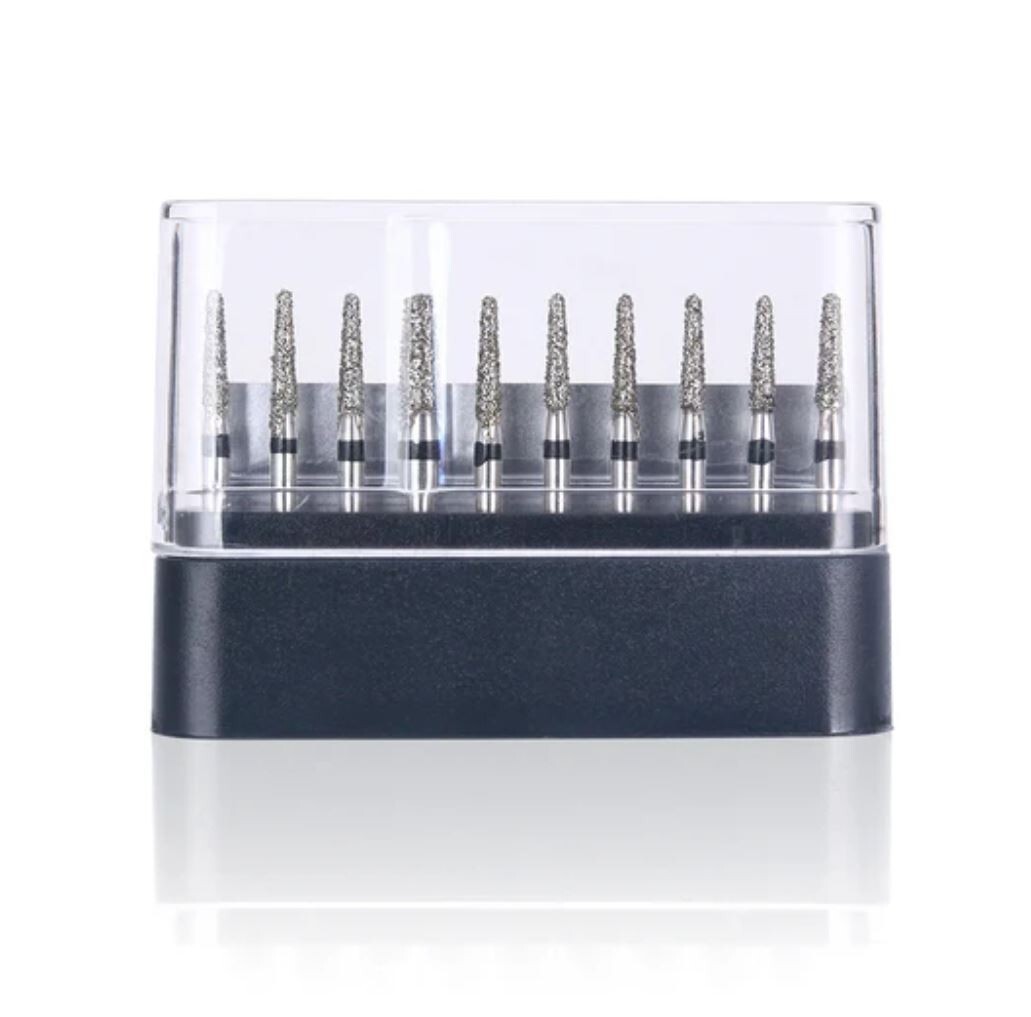 AZDENT Dental Super Coarse Diamond Burs TR-21S Drills FG For High Speed use