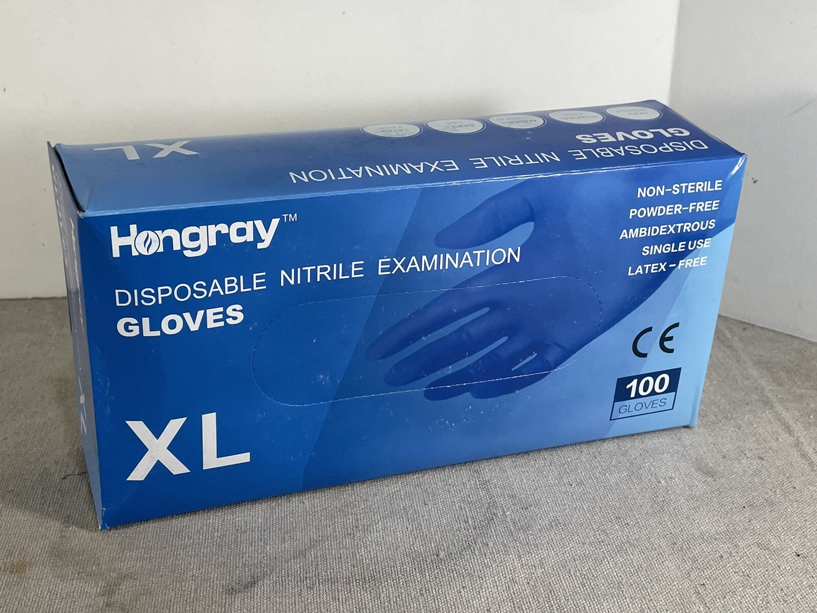 Hongray Nitrile Gloves Box 100 Examine Gloves Tattoo Gloves Mechanic Gloves