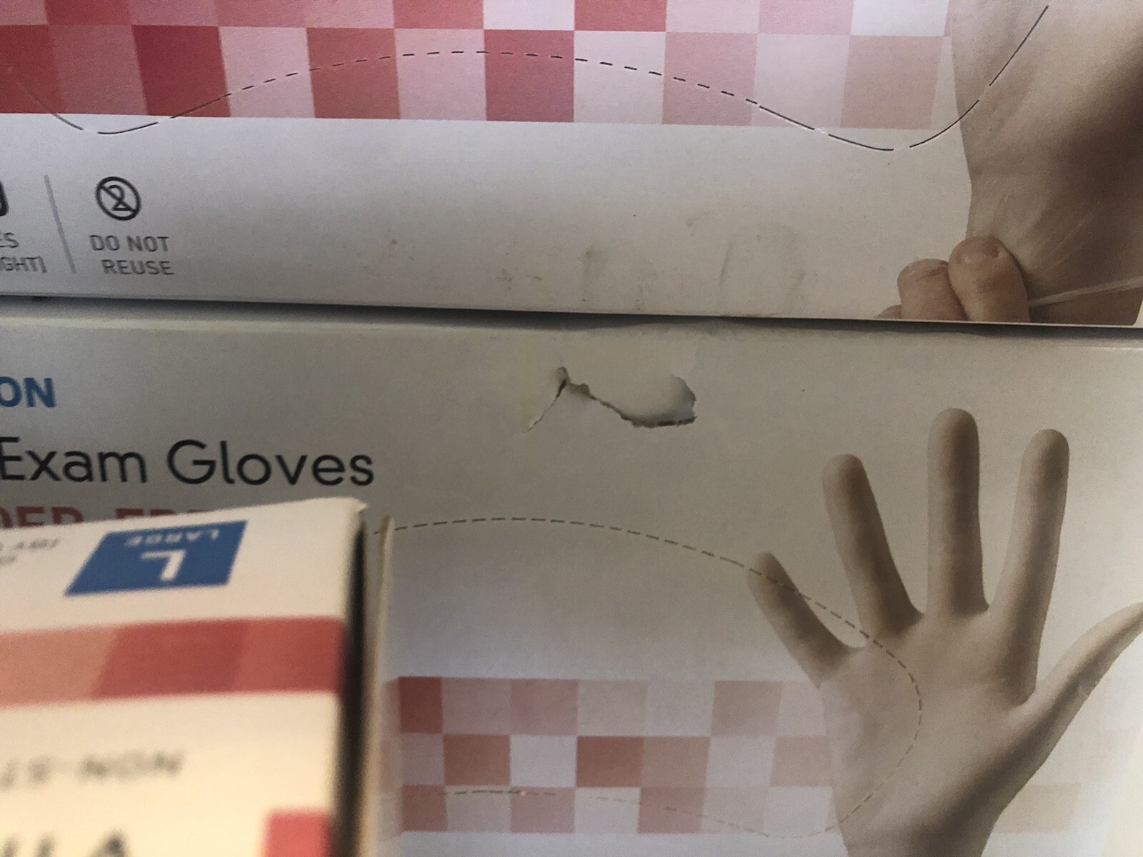 McKesson 14-118, Vinyl Exam Gloves, Powder Free, LARGE, 6boxes @ 100 each, 600