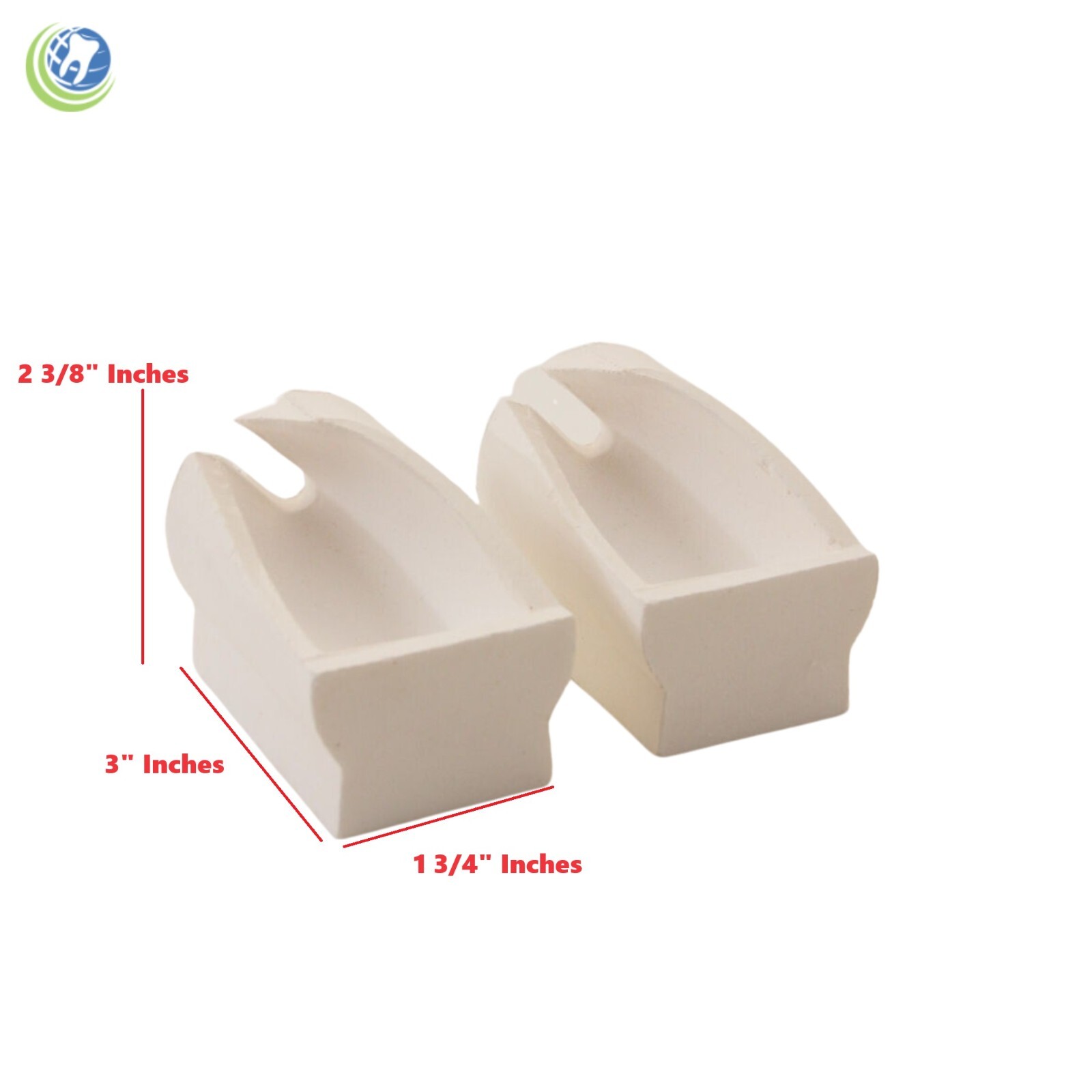 DENTAL LAB JEWELRY CENTRIFUGAL CASTING CRUCIBLE LARGE SLOTTED TYPE SILICA QUARTZ
