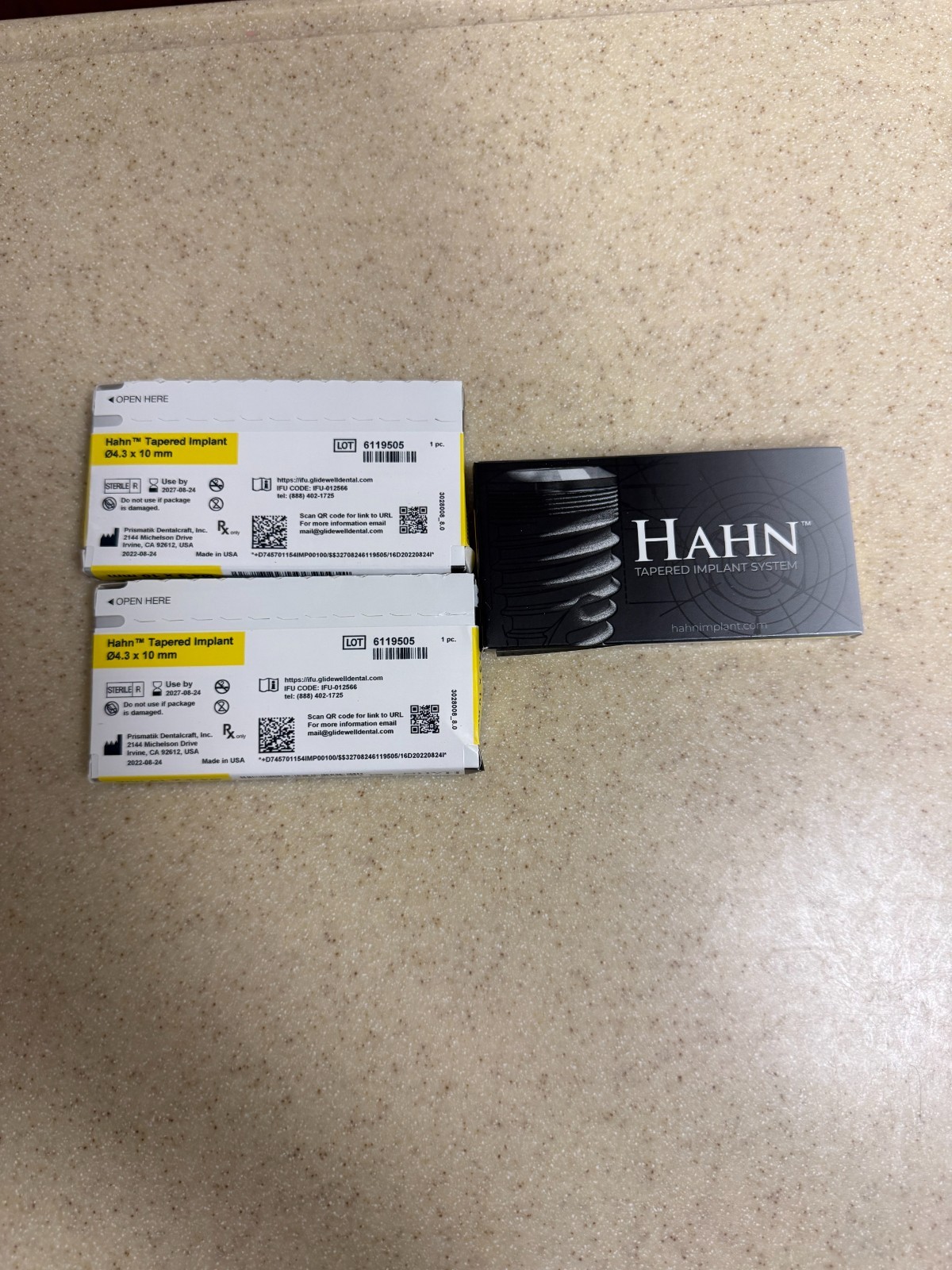 Hahn Tapered Implant 4.3 X 10 mm