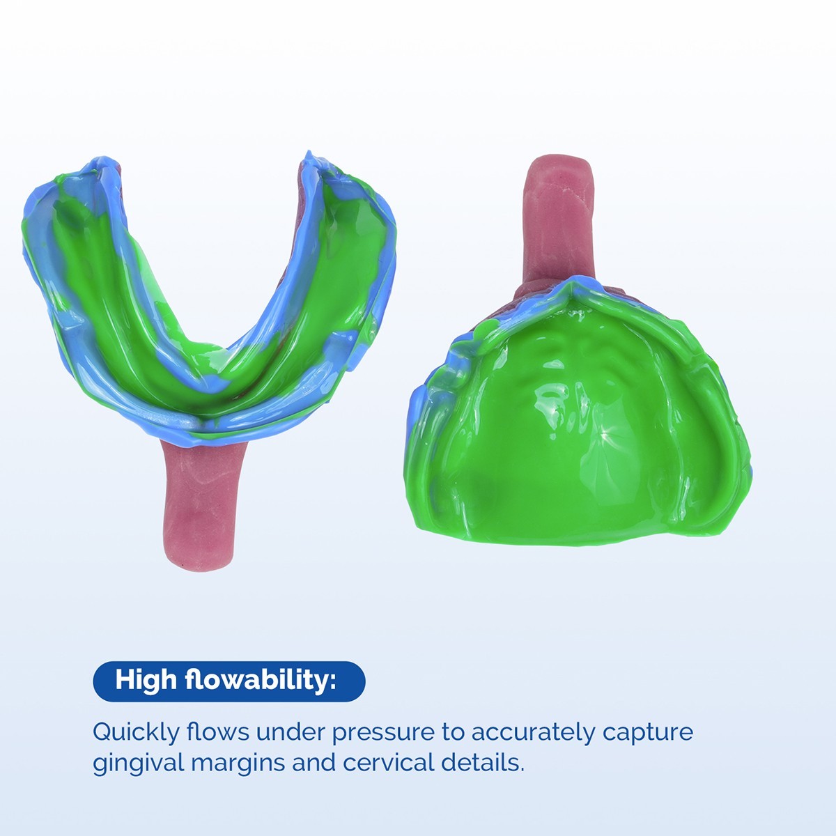 Dental Elastomeric Impression Material Fast/Normal Set Type 1/2/3 Dispenser-Mix