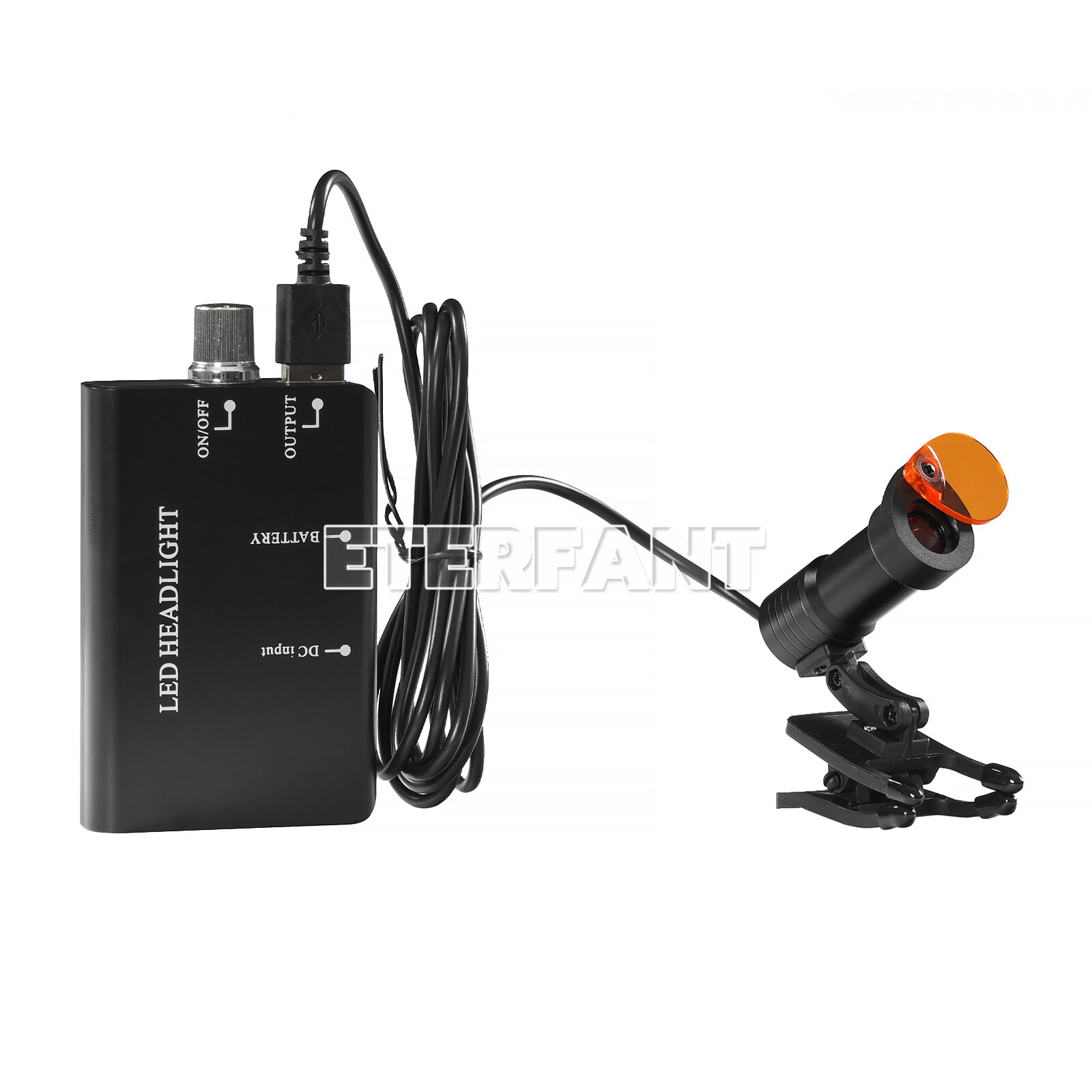 ETERFANT Dental 5W/10W LED Surgical Headlight Lamp Metal Clip with Filter