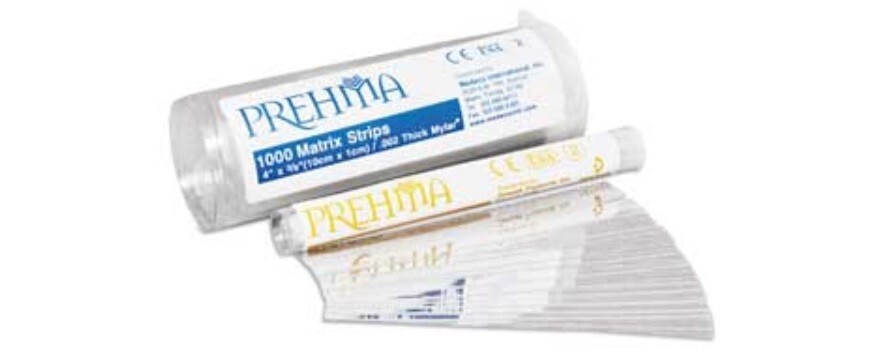 1000 Pcs Prehma Mylar Strips, Clear, (0.002 gauge/ 60 microns thick) 4 x 3/8