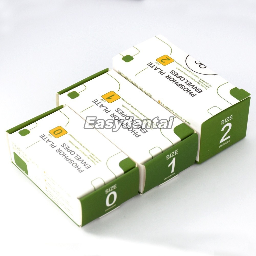 100Pcs Dental Carton Protective Covers Barrier Envelopes Phosphor Plate #0 #1 #2