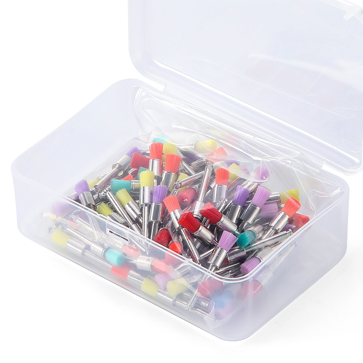 1Box/100pcs Dental Colorful Nylon Bowl Polishing Polisher Prophy Brushes