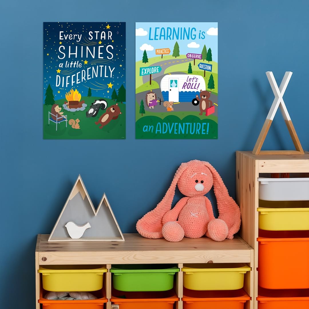 Ctp Woodland Friends Inspire U 4-Poster Pack Decorate 13 X 19 Inches Decorate