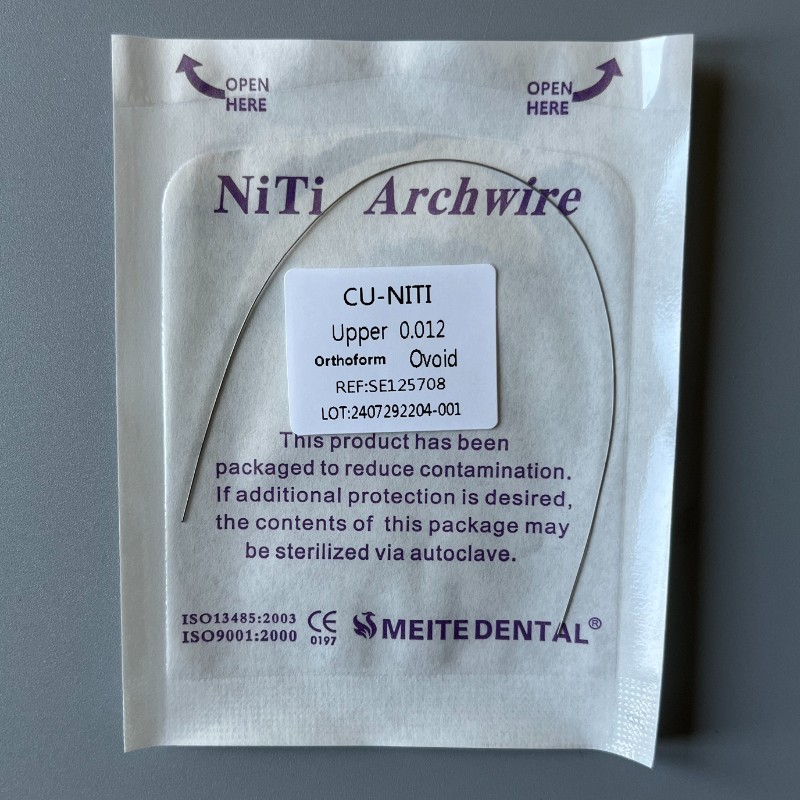 5Packs Dental Orthodontic Super Elastic Arch Wires Copper Cu-NiTi ROUND Ovoid