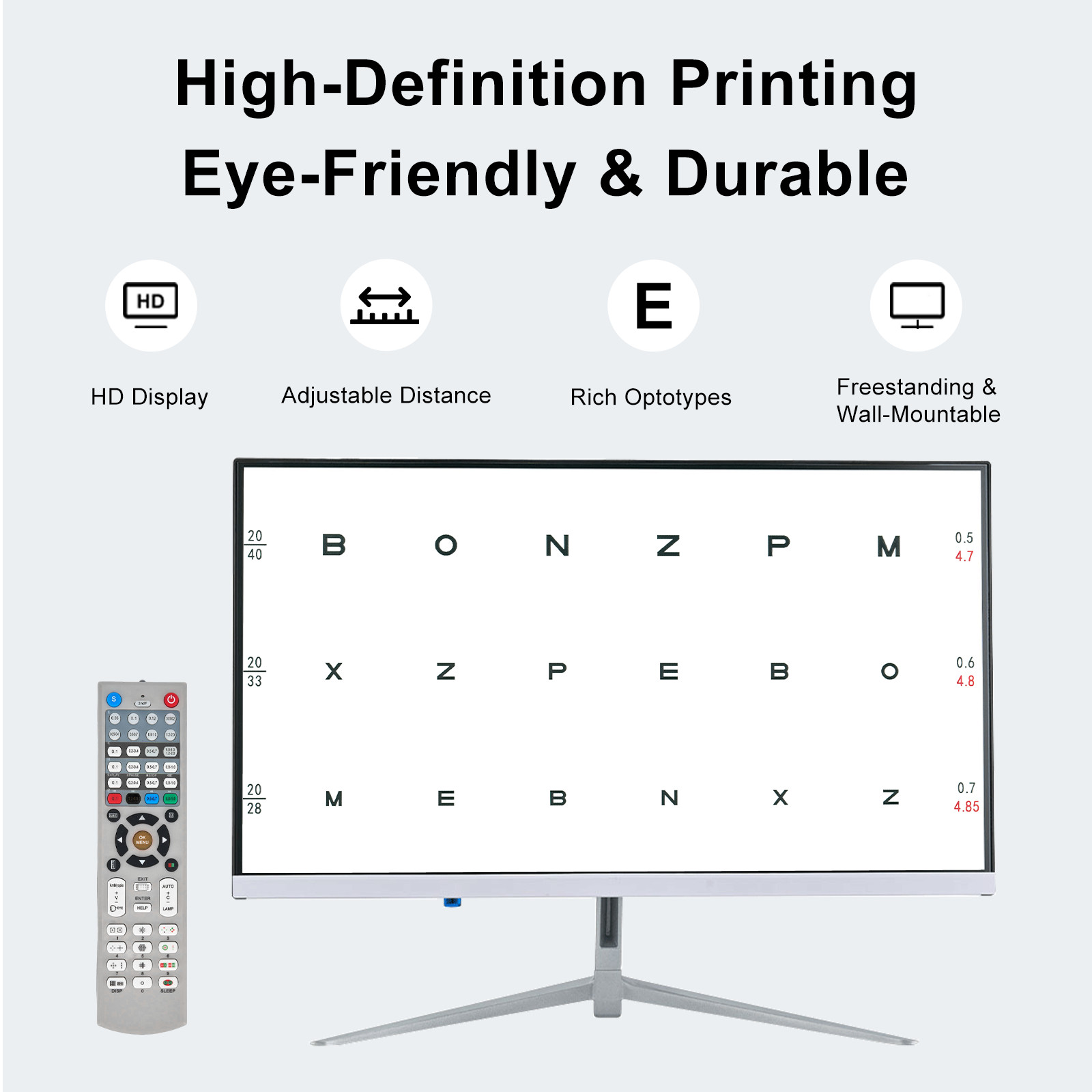 Frameless 21.5-inch HD LCD Vision Meter Vision Test Projector Display