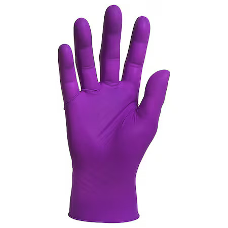 Ansell 62772 Kimtech Polaris Nitrile Exam Gloves, 5.9 Mil, 9.5 In, M, Pk100