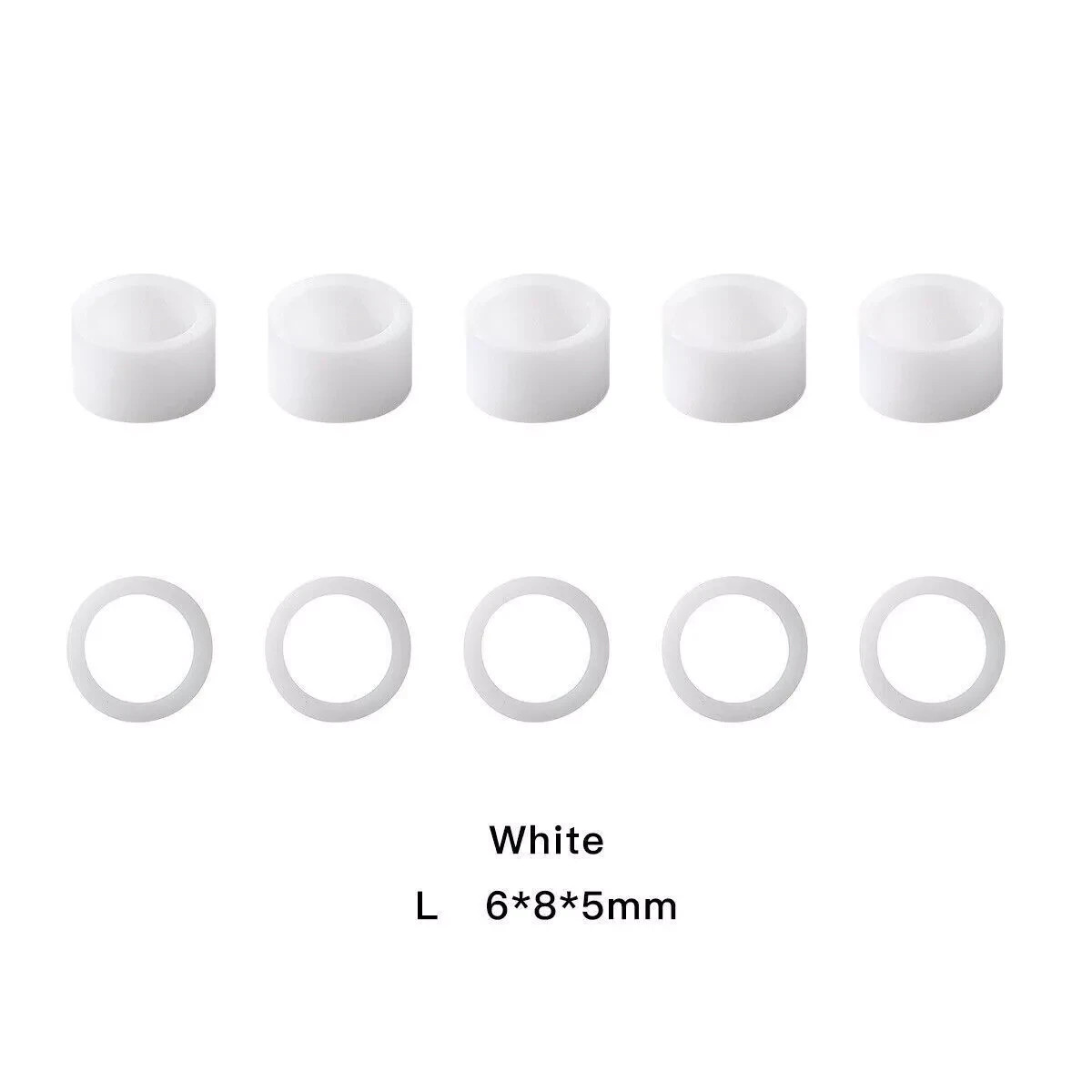 100 Pcs/Box Autoclavable Dental Silicone Code Rings Bands Circle Instrument