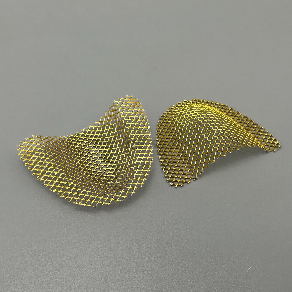 Dental Lab Grid Strengtheners Palatal Reinforcement Mesh Gold Plated Upper Lower